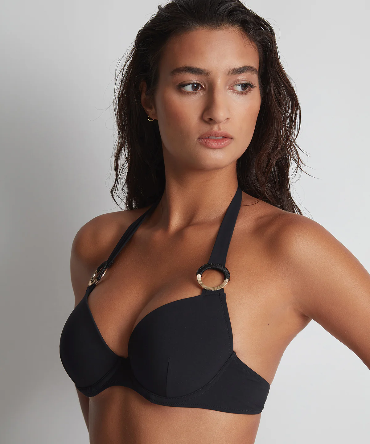 Secret Cove Haut de maillot de bain Push-up coques Noir - Image 3