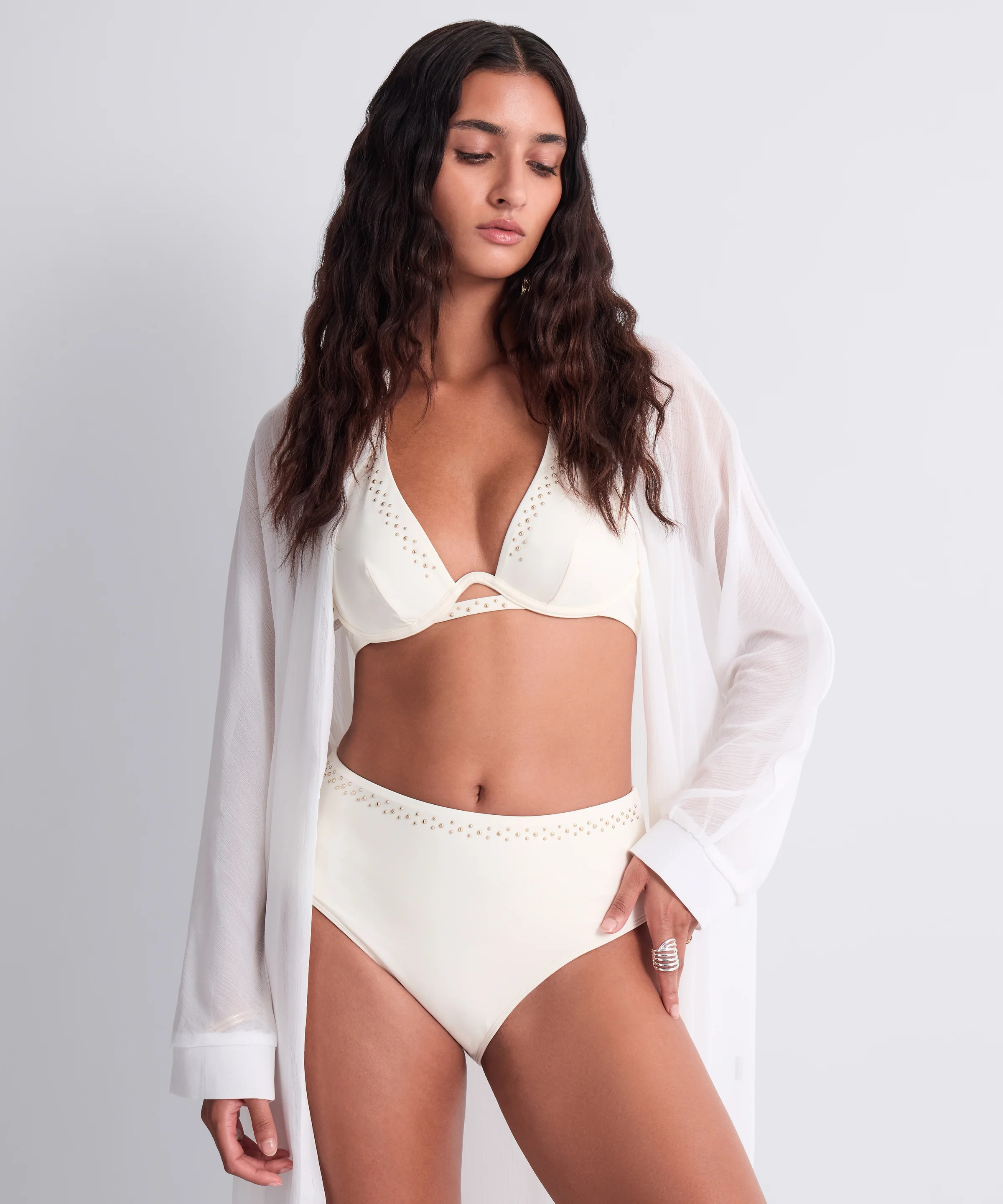 Summer Stars Haut de maillot de bain Triangle mono-armature Sea Pearl - Image 3