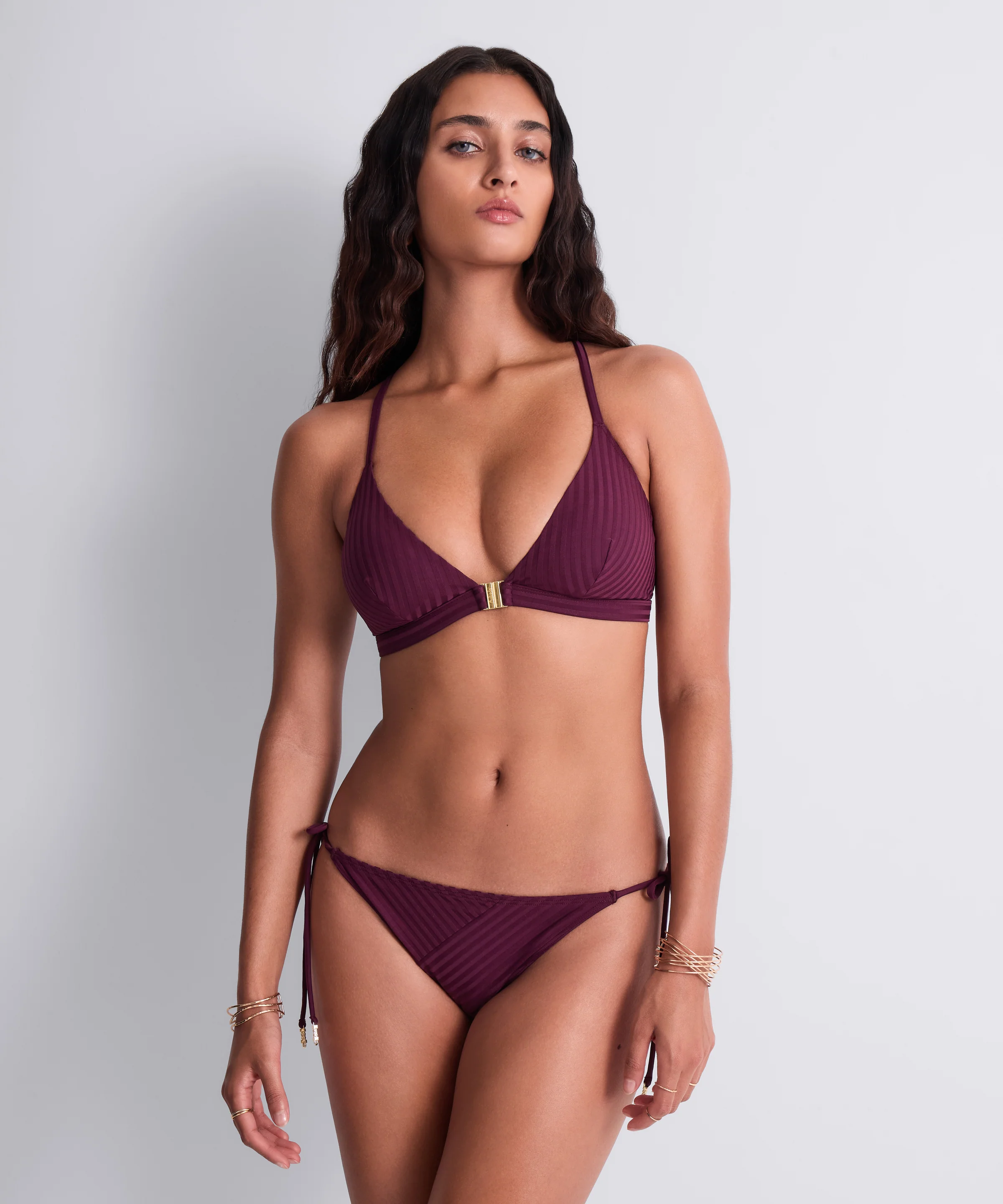 Sun Pop Haut de maillot de bain Triangle Açaï - Image 3