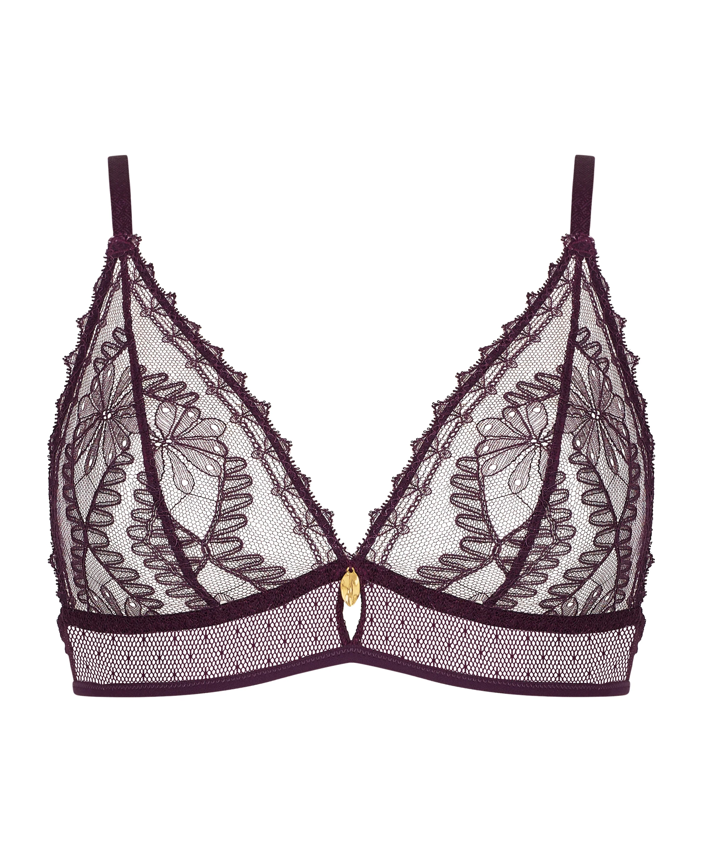 Mystery of Love Soutien-gorge Triangle bralette Plum - Image 3