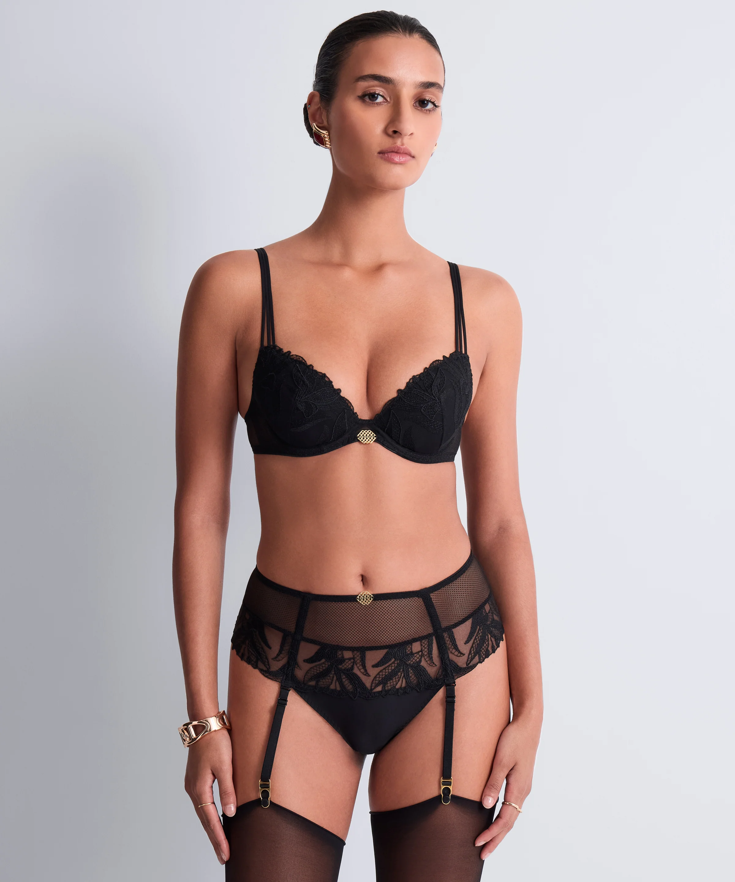 Sweet Euphoria Tanga porte-jarretelles Black - Image 3