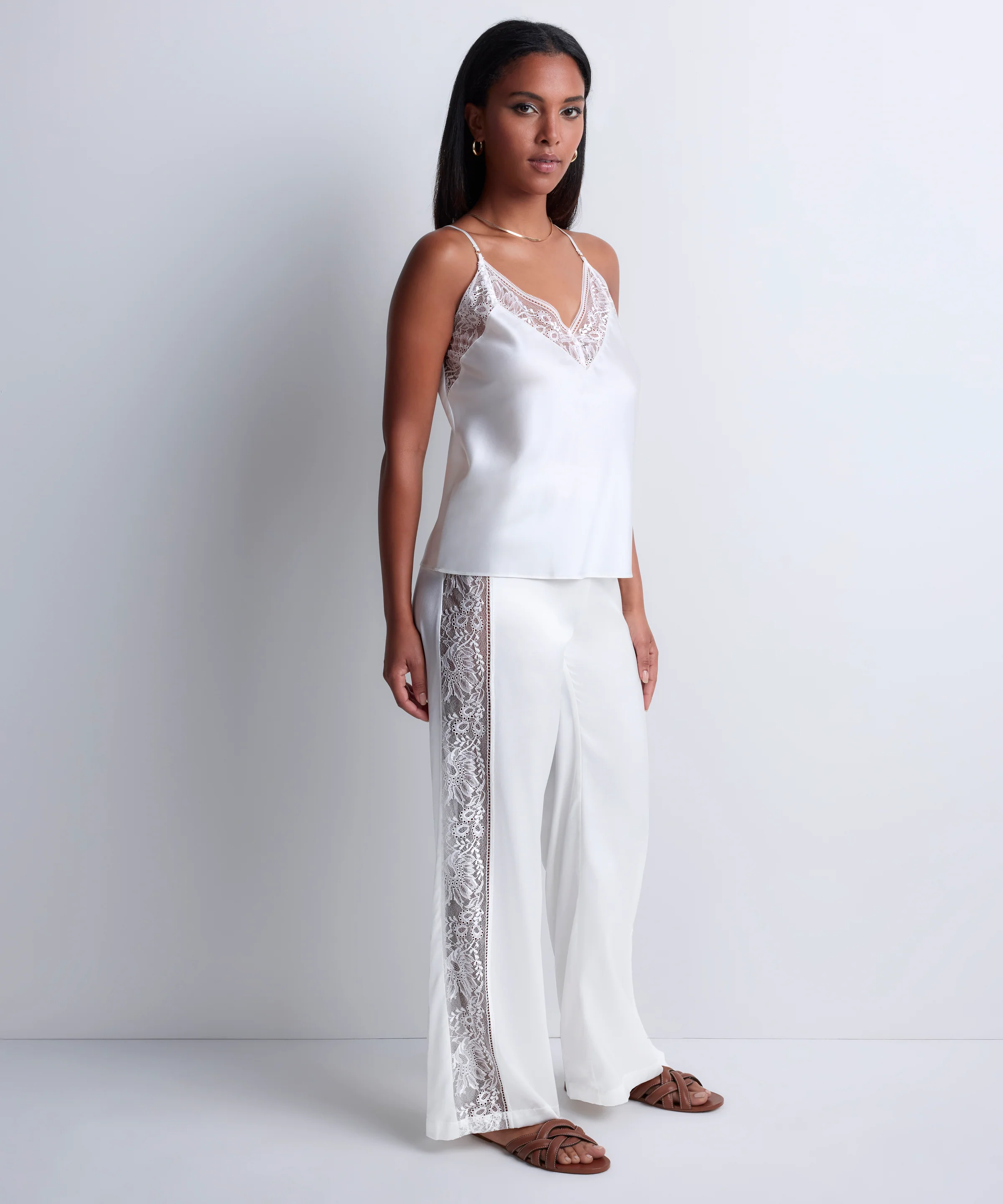 Midnight Whisper Top à fines bretelles Opale - Image 3