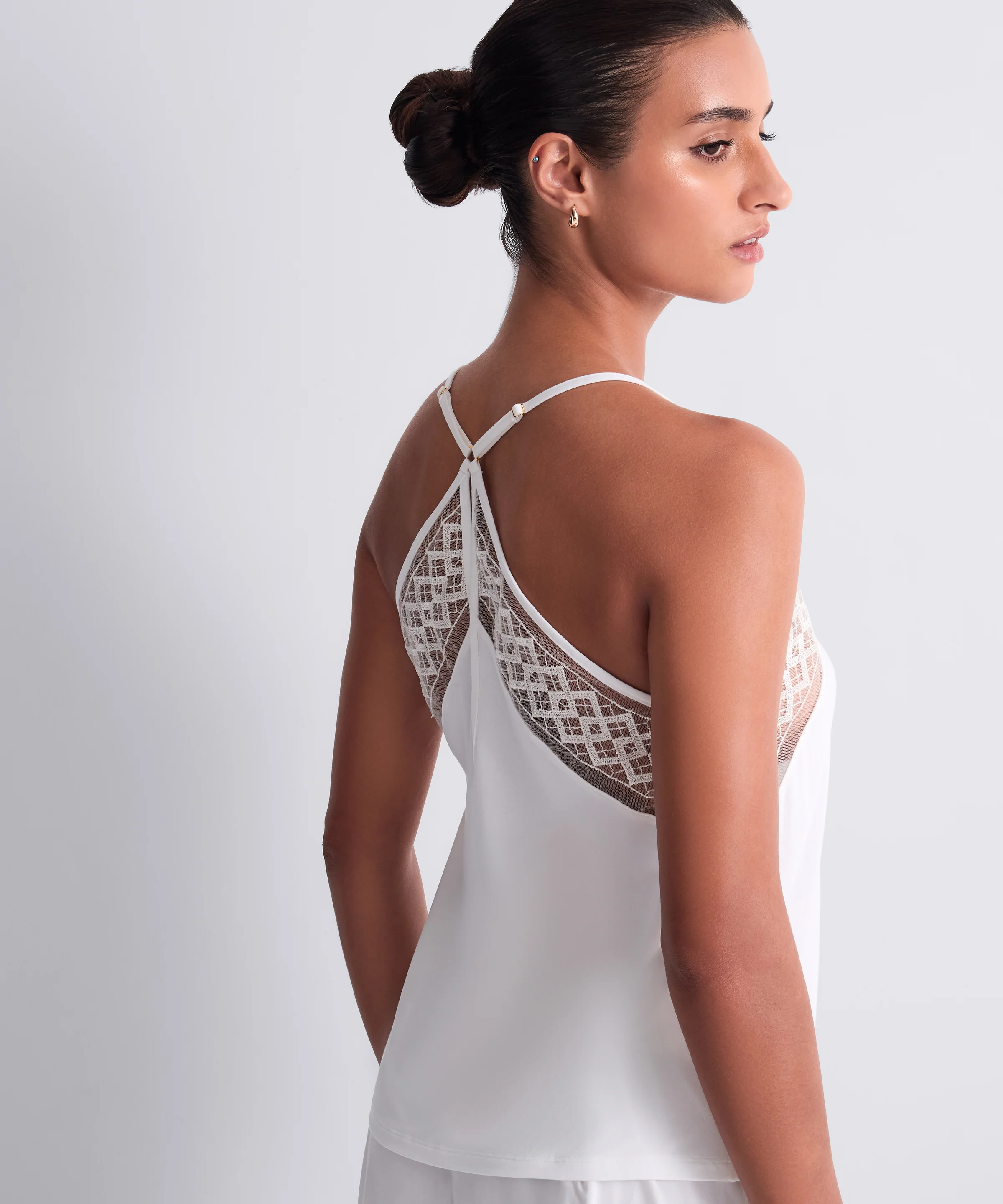 Sweet Obsession Top à fines bretelles Opale - Image 4