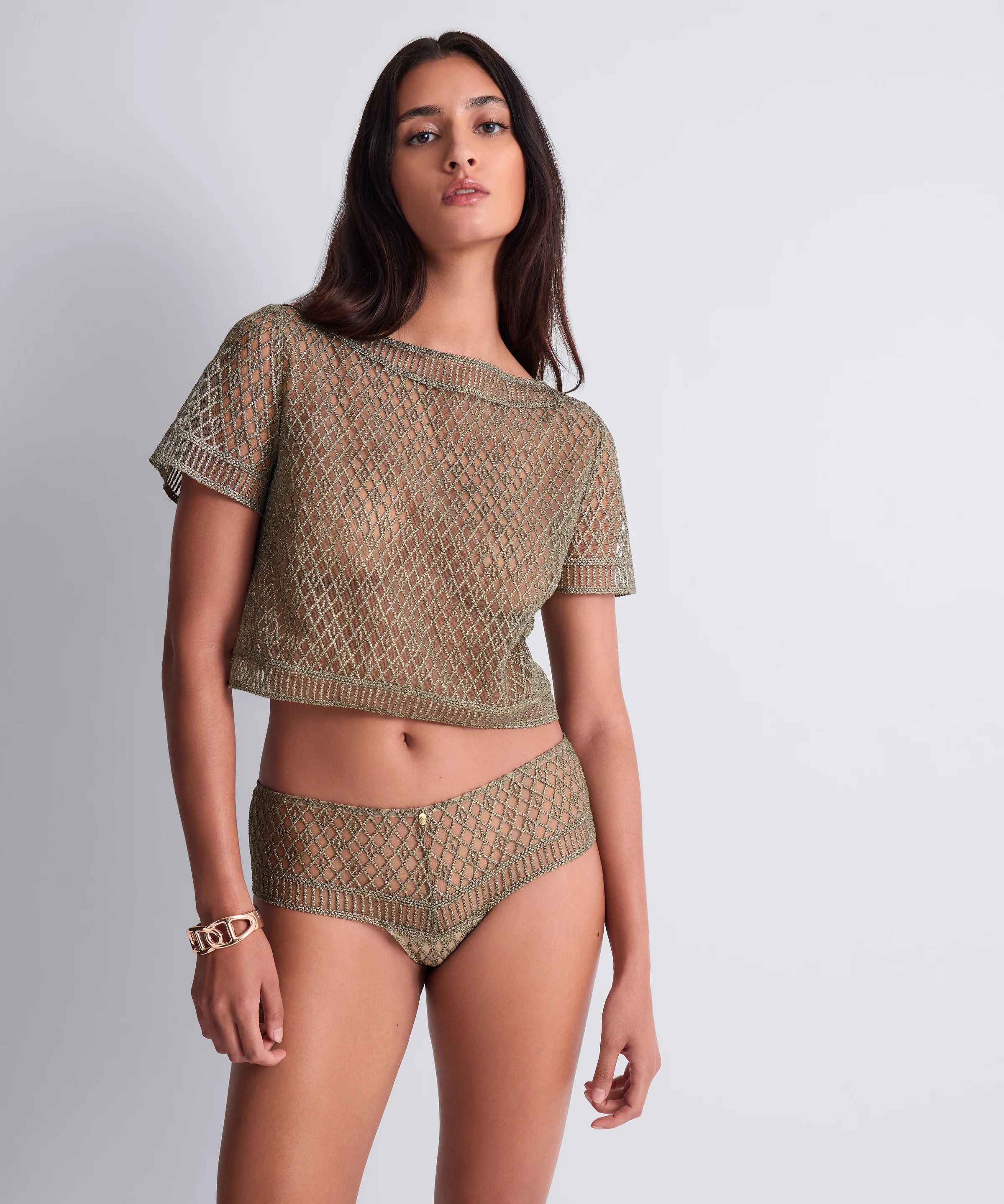 Stardust Dream Top manches courtes Nile Green - Image 3