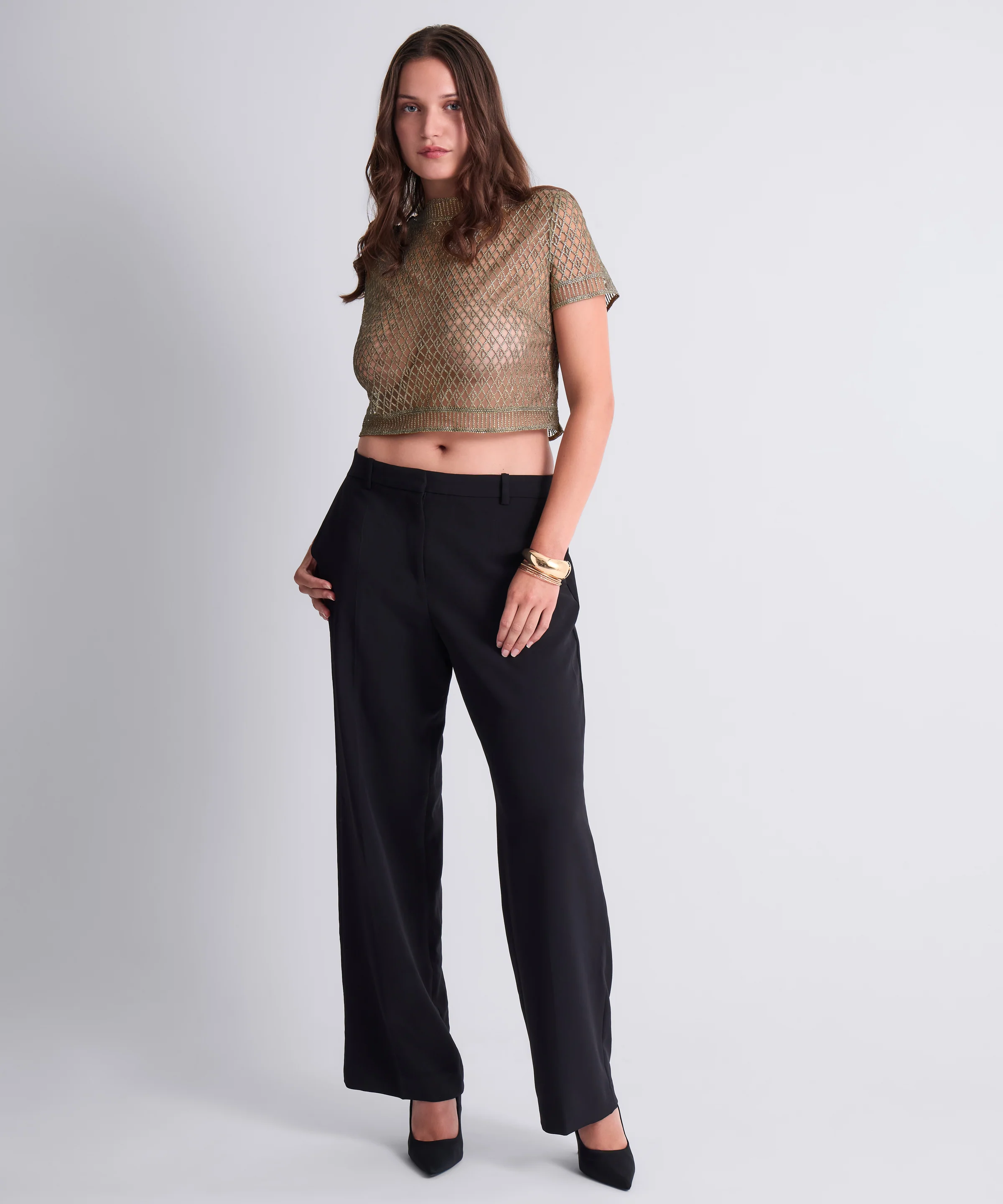 Stardust Dream Top manches courtes Nile Green - Image 7