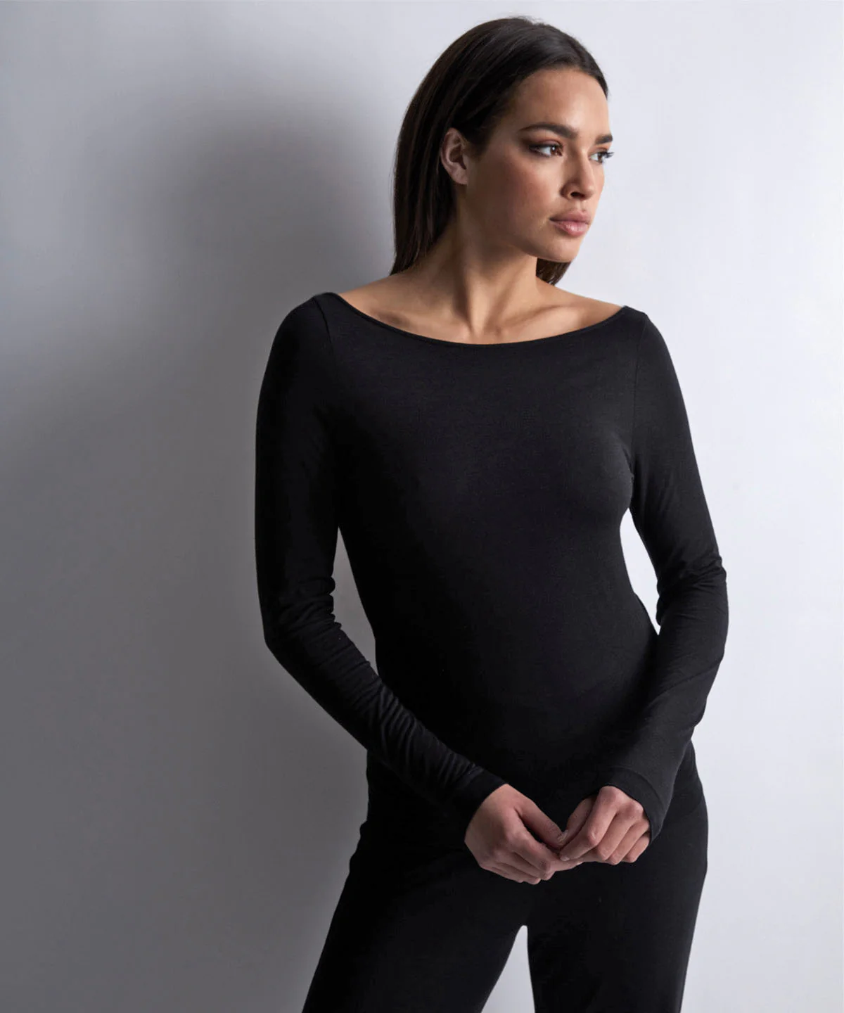 Night Crush Top manches longues Noir - Image 3