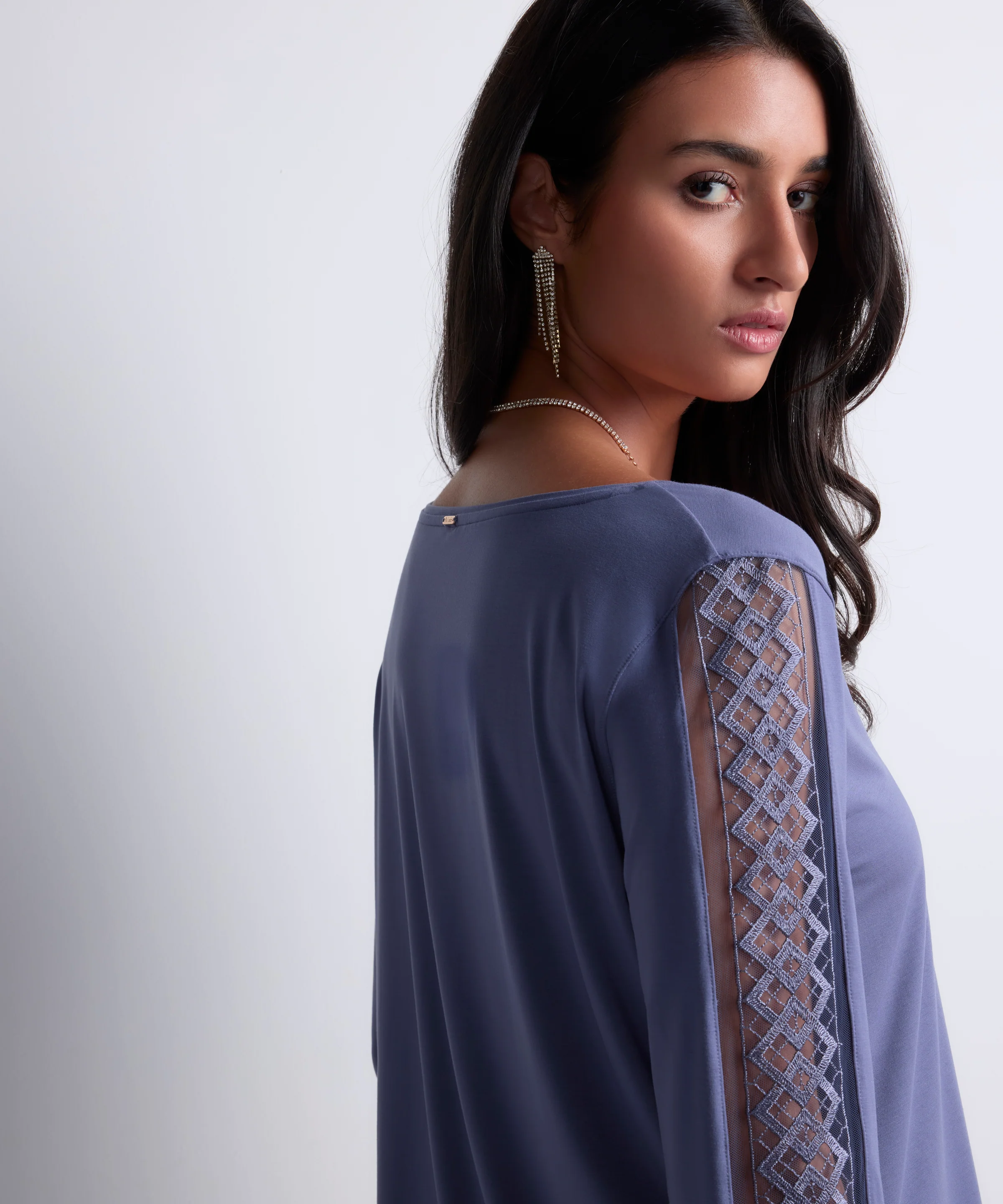 Sweet Obsession Top manches longues Denim - Image 5